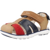 Sapatos Rapaz Sandálias Geox B SANDAL DELHI BOY A Castanho