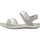 Sapatos Mulher Sandálias Geox D SANDAL VEGA Prata