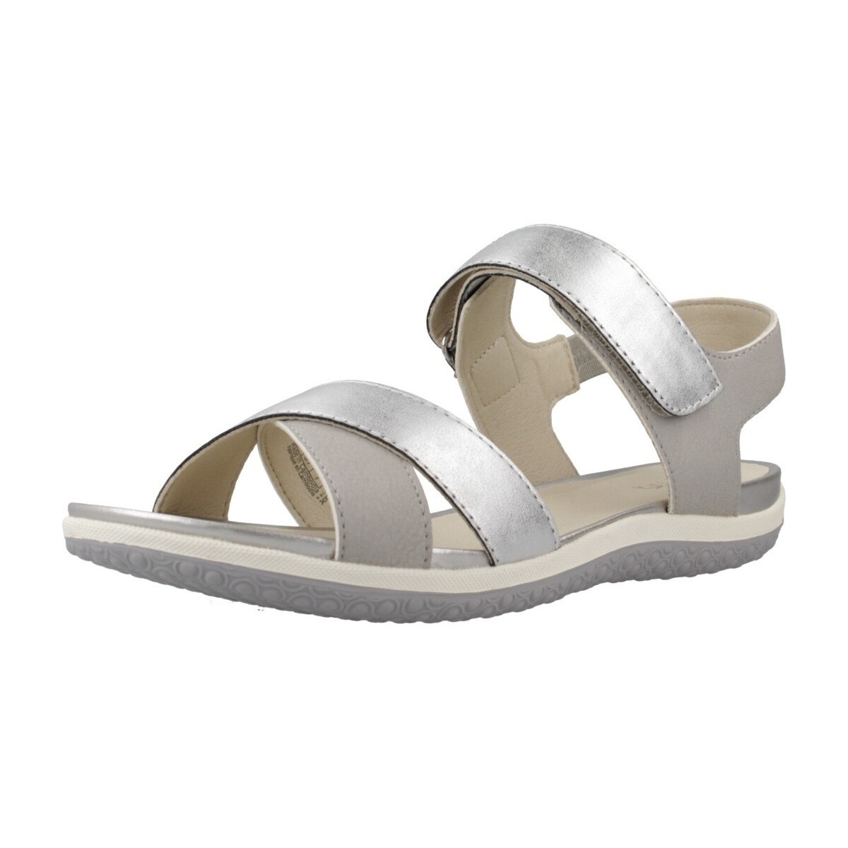 Sapatos Mulher Sandálias Geox D SANDAL VEGA Prata