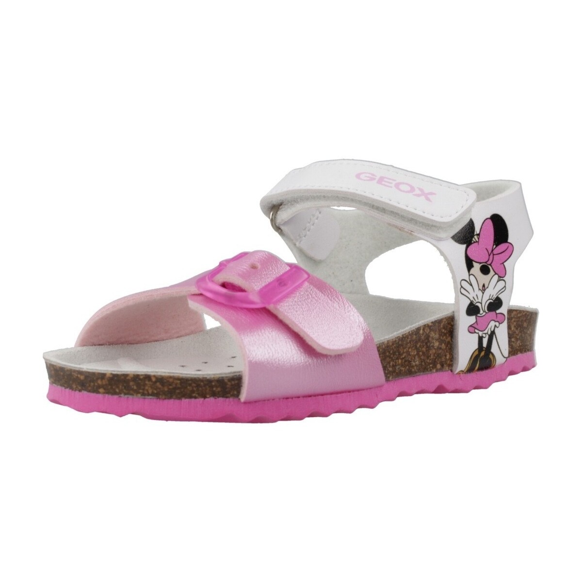 Sapatos Rapariga Sandálias Geox B SANDAL CHALKI GIRL Branco