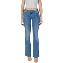 Textil Mulher Calças de ganga bootcut Liu Jo B.UP BEAT REG.W.BRAID UA5245D4448 Azul