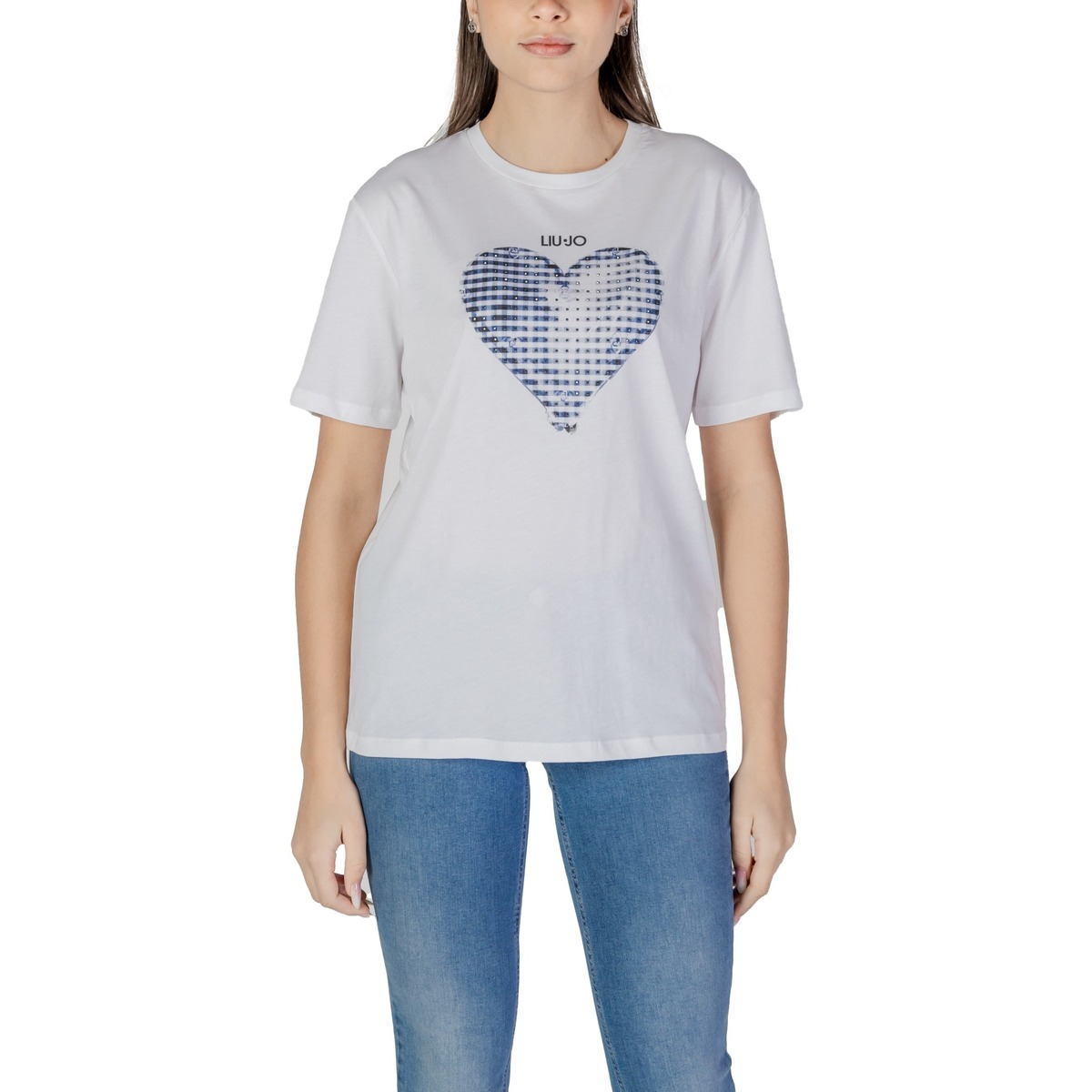 Textil Mulher T-Shirt mangas curtas Liu Jo ECS MODA M/C WA5361JS923 Outros