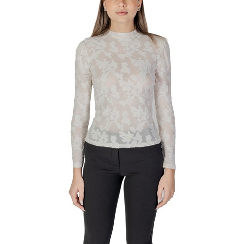 Textil Mulher T-shirt mangas compridas Morgan 251-TEVORA Branco