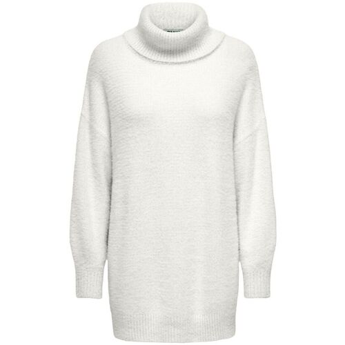 Textil Mulher Vestidos Only 15334698 PIUMO-CLOUD DANCER Bege