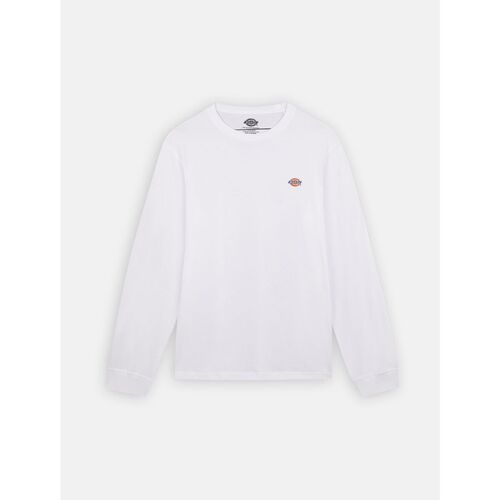 Textil Homem T-shirts e Pólos Dickies MAPLETON LS TEE - DK0A4Y4R-WHX1 Branco