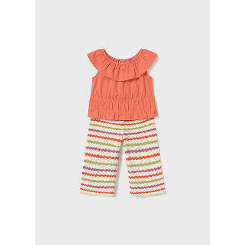 Textil Rapariga Conjunto Mayoral 1575-67-10-12 Laranja