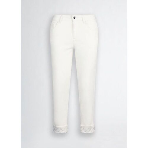Textil Mulher Calças de ganga Liu Jo MONROE UA5006 T2594-10701 Branco