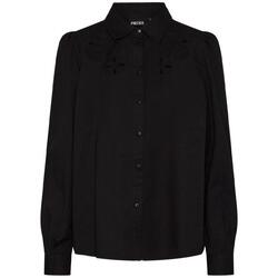 Textil Mulher camisas Pieces  Preto