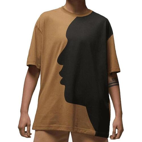 Textil Mulher T-shirts e Pólos Nike  Castanho