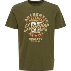 Textil Homem Polos mangas curta Blend Of America _M_letras tee Verde
