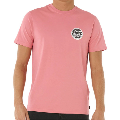 Textil Homem Polos mangas curta Rip Curl WETTIE PASSAGE ICON TEE Rosa