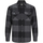 Textil Mulher camisas Produkt Dean Check Overshirt Cinza