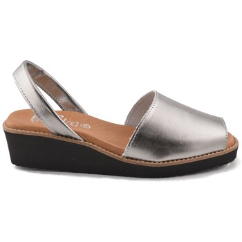 Sapatos Mulher Sandálias Wheti´s Wheti's|Sandálias prateadas Menorca com cunha|Mulher Prata