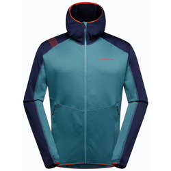 Textil Homem Casaco polar La Sportiva Session Tech Hoody M L70 643642 Deep Sea/Hurricane Azul