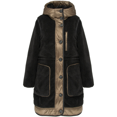 Textil Mulher Jaquetas Woolrich TEDDY PARKA CFWWOU1063FRUT2958 Preto