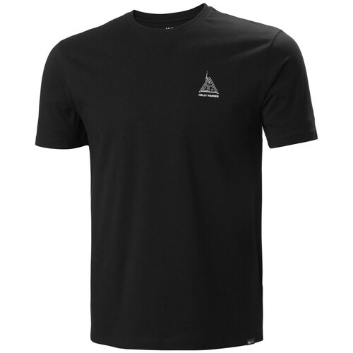 Textil Homem T-Shirt mangas curtas Helly Hansen 63340990 Preto