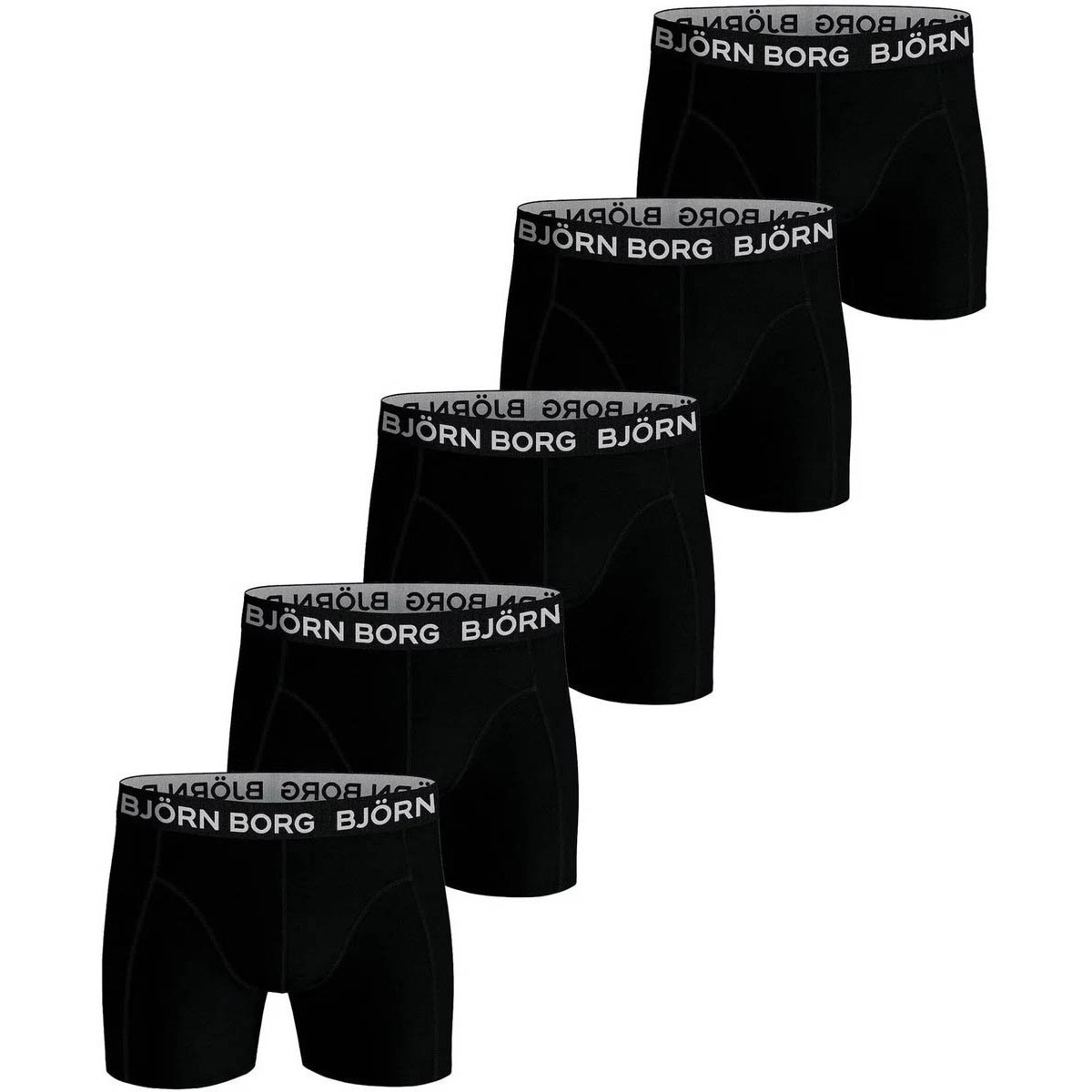 Roupa de interior Homem Boxer Björn Borg 5-Pack Boxers Preto
