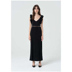 Textil Mulher Vestidos Fracomina FR25SD3005J46301-53B-2-1 Preto