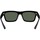 Relógios & jóias Homem óculos de sol Ray-ban Warren Bio Based Rectangle Sunglasses Preto