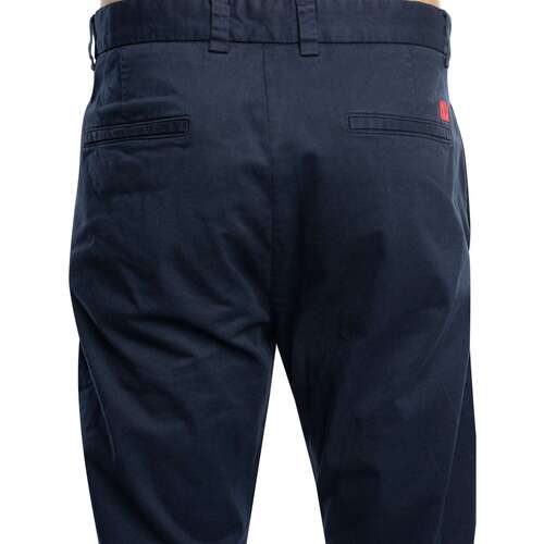 BOSS Calças Chino David Slim Fit Azul