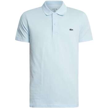 Lacoste Camisa pólo com mistura de algodão de ajuste regular