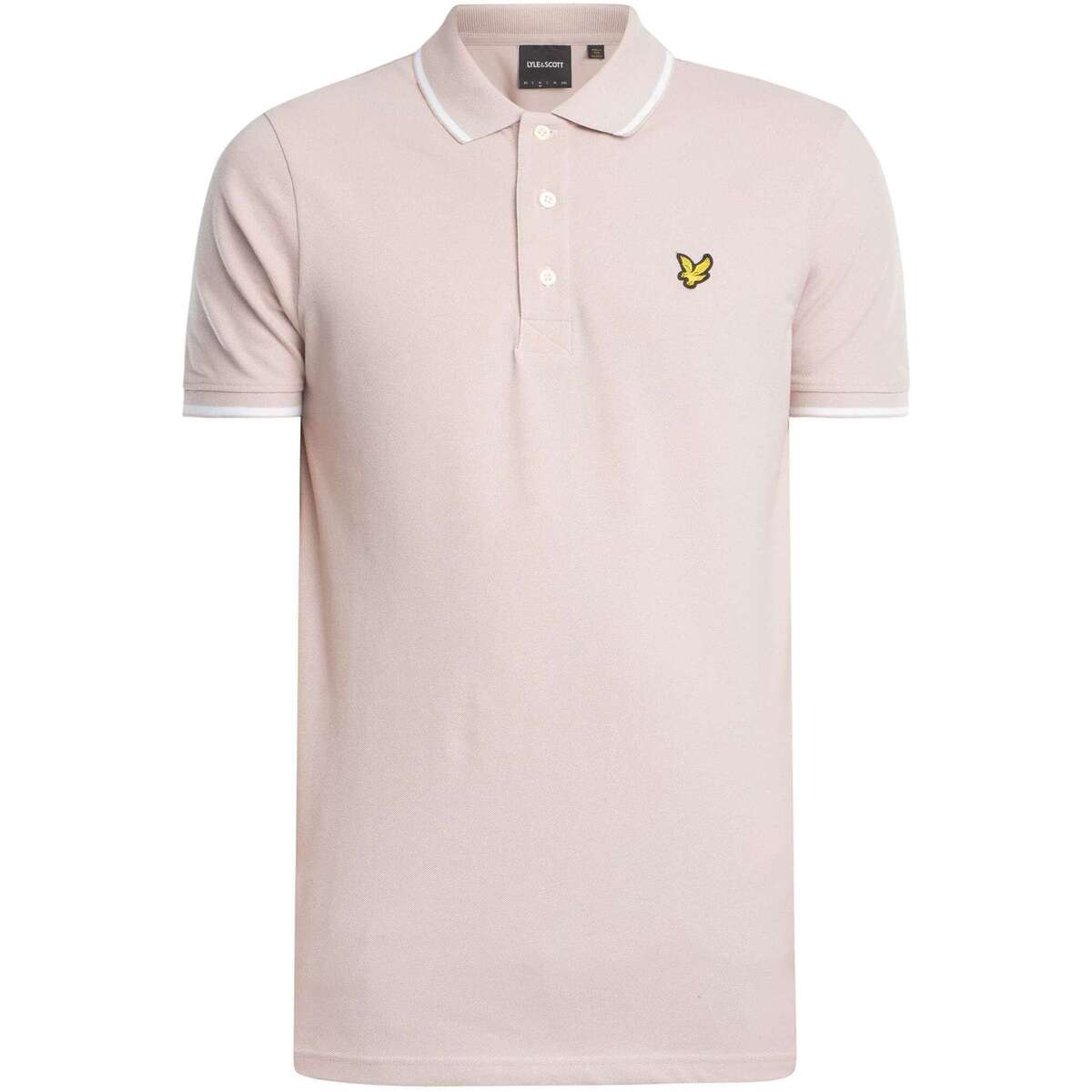 Textil Homem Polos mangas curta Lyle & Scott Camisa pólo com pontas Rosa