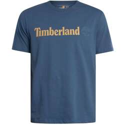 Textil Homem T-Shirt mangas curtas Timberland T-Shirt com logótipo linear Branco