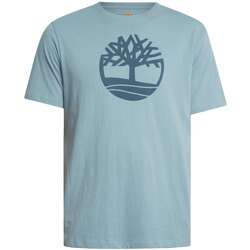 Textil Homem T-Shirt mangas curtas Timberland T-Shirt com logótipo da árvore Azul