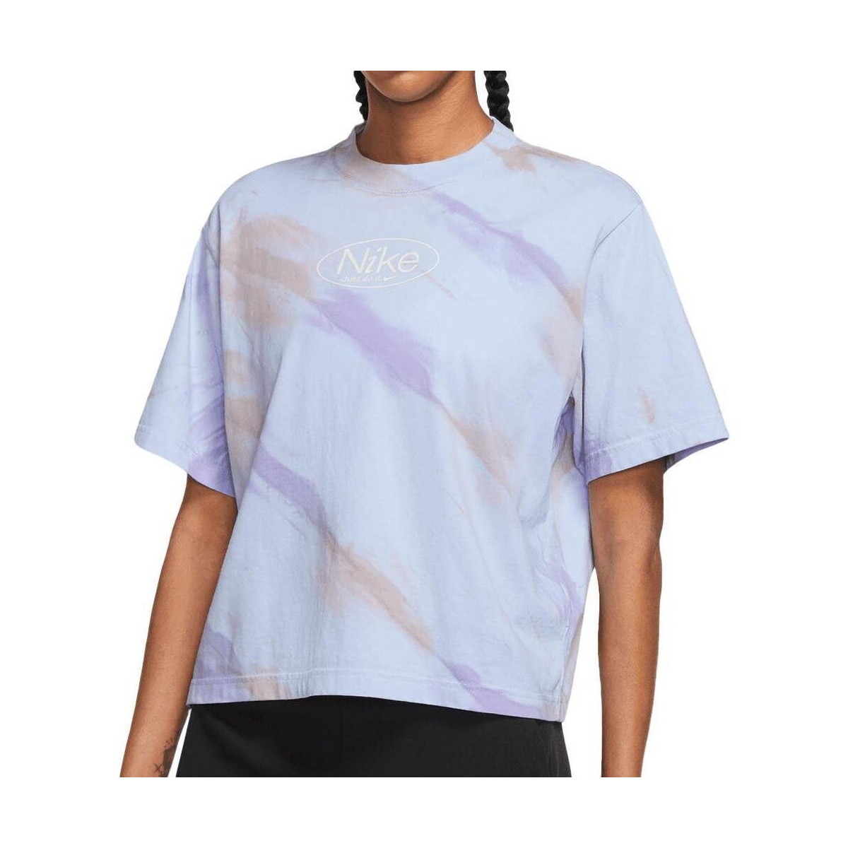 Textil Mulher T-shirts e Pólos Nike  Azul
