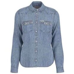Textil Mulher camisas Guess W5RH35 D5M81-GJMW Azul