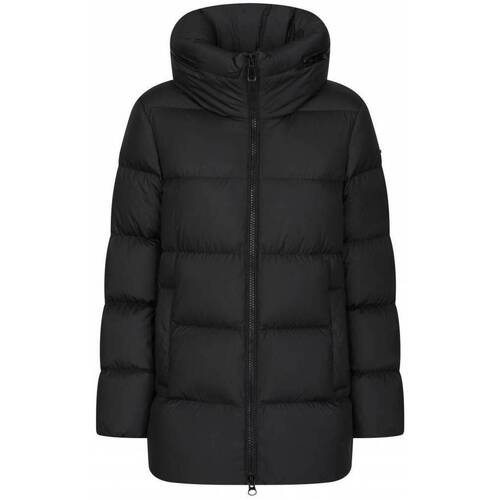 Textil Mulher Casacos Geox W CAMEI MID JKT Preto