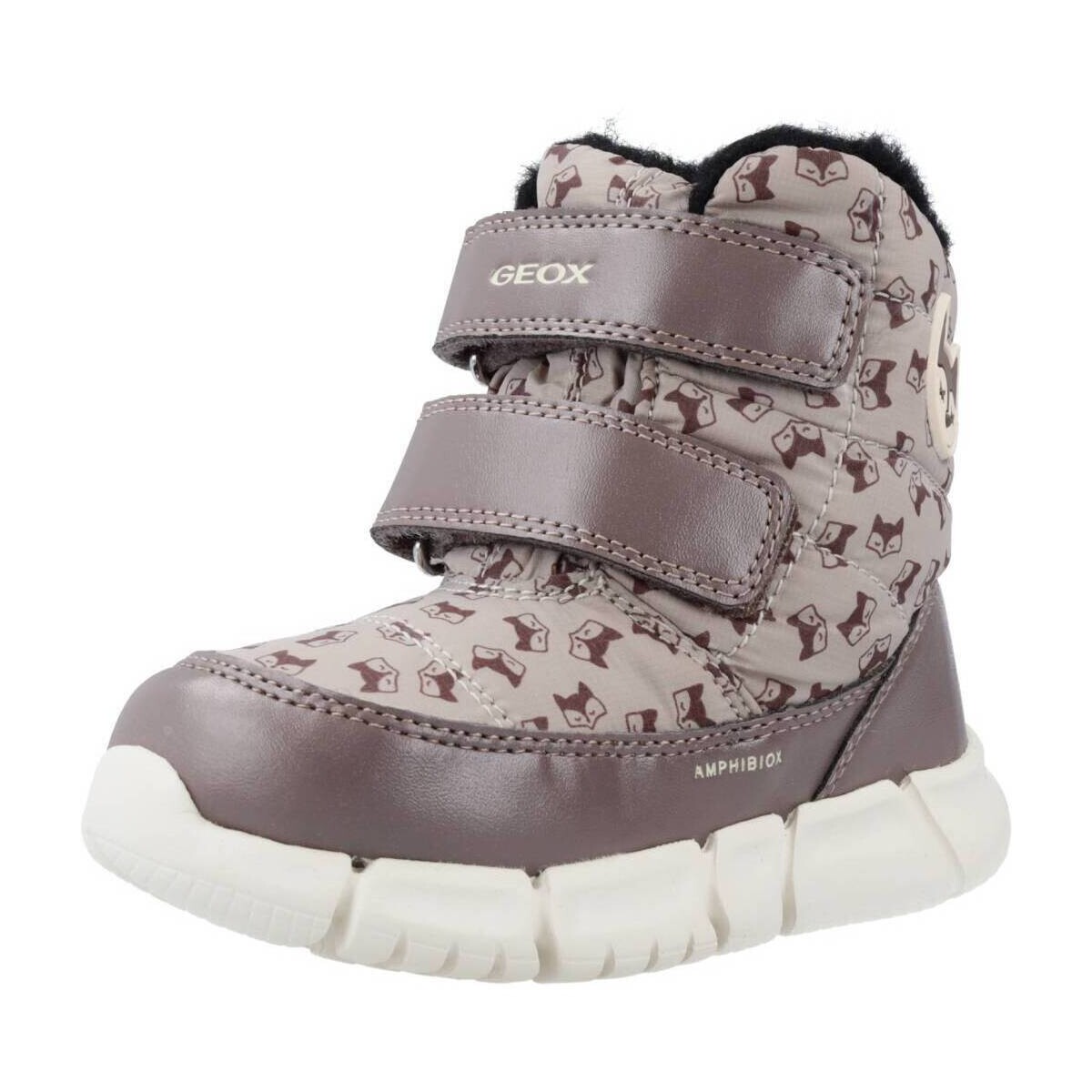 Sapatos Rapariga Botas Geox B FLEXYPER GIRL B AB Castanho