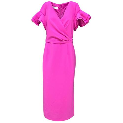 Textil Mulher Vestidos compridos Carla Ruiz 51512_rosa Rosa
