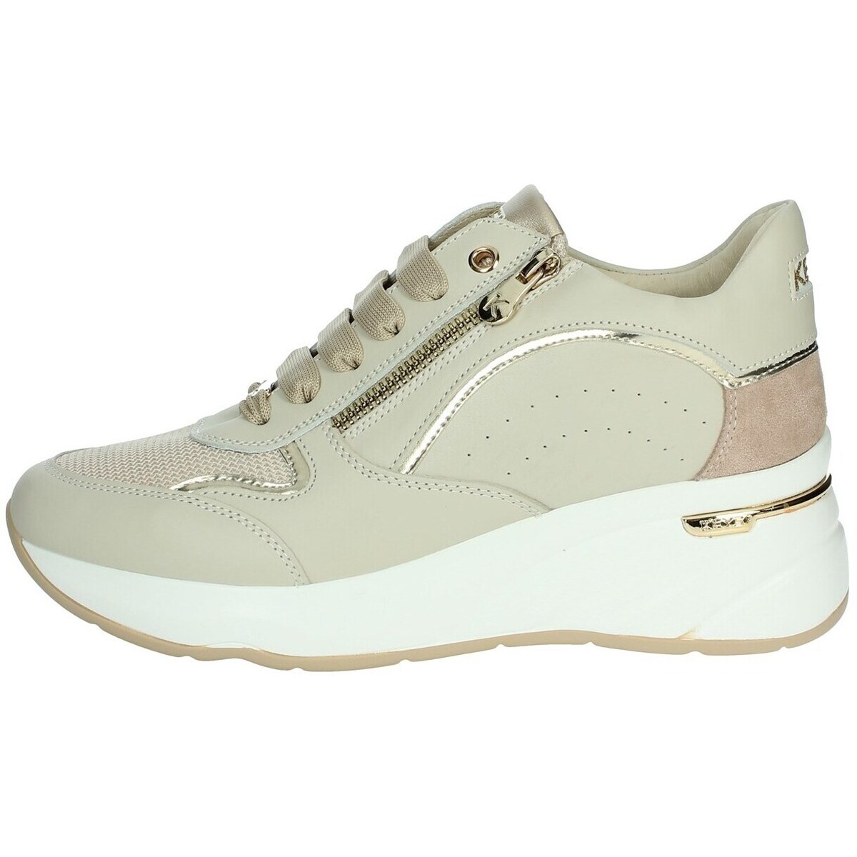 Sapatos Mulher Sapatilhas de cano-alto Keys K-10592 Bege