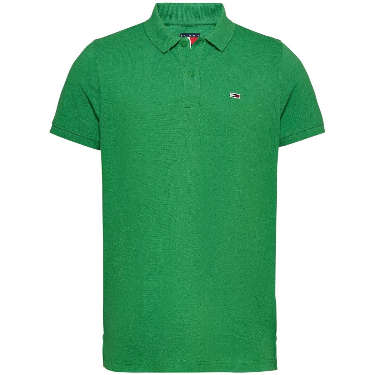 Textil Homem Polos mangas curta Tommy Hilfiger TJM PLACKET DM0DM20676 Verde