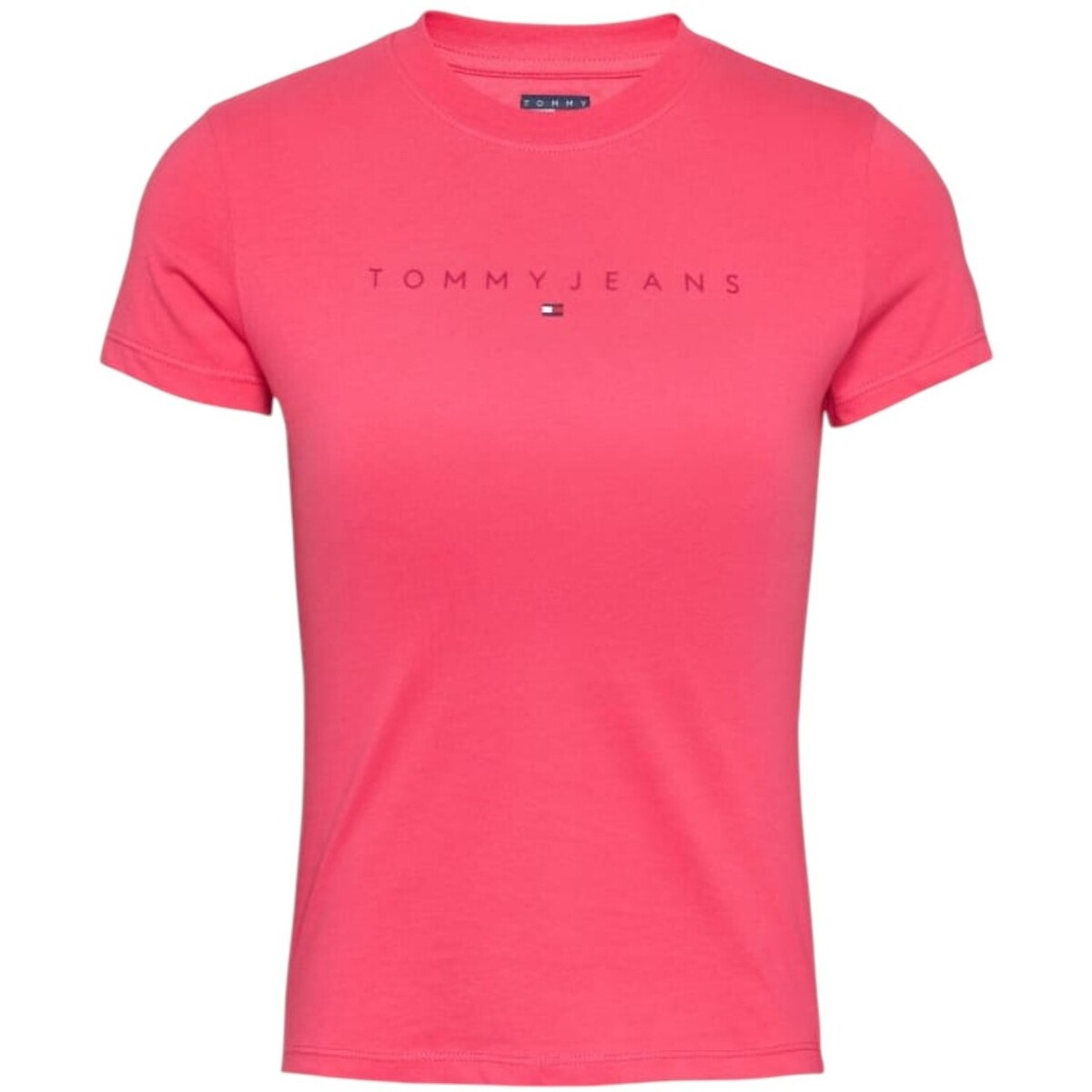 Textil Mulher T-Shirt mangas curtas Tommy Hilfiger TJW TONAL LINEA DW0DW20315 Vermelho