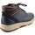 Sapatos Homem Botas Route 83 Botins casuais em pele azul Marinho