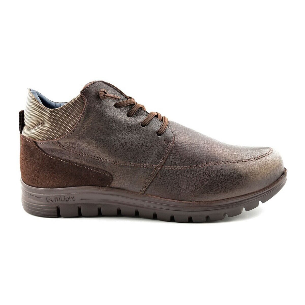 Sapatos Homem Botas Becool Botins em pele castanha da Castanho