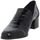 Sapatos Mulher Mocassins Zany By Trebede Mocassins de couro preto com saltos baixos Preto