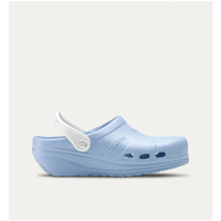 Sapatos Mulher Setor medical / alimentar Feliz Caminar Socas anatómicas azul claro e branco Azul