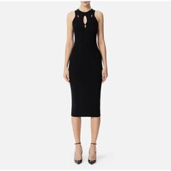 Textil Mulher Vestidos Elisabetta Franchi AM63B51E2-110 Preto