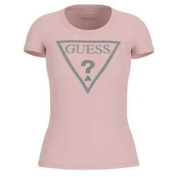 Textil Mulher T-shirts e Pólos Guess W5RI11 J1314-A61L Rosa