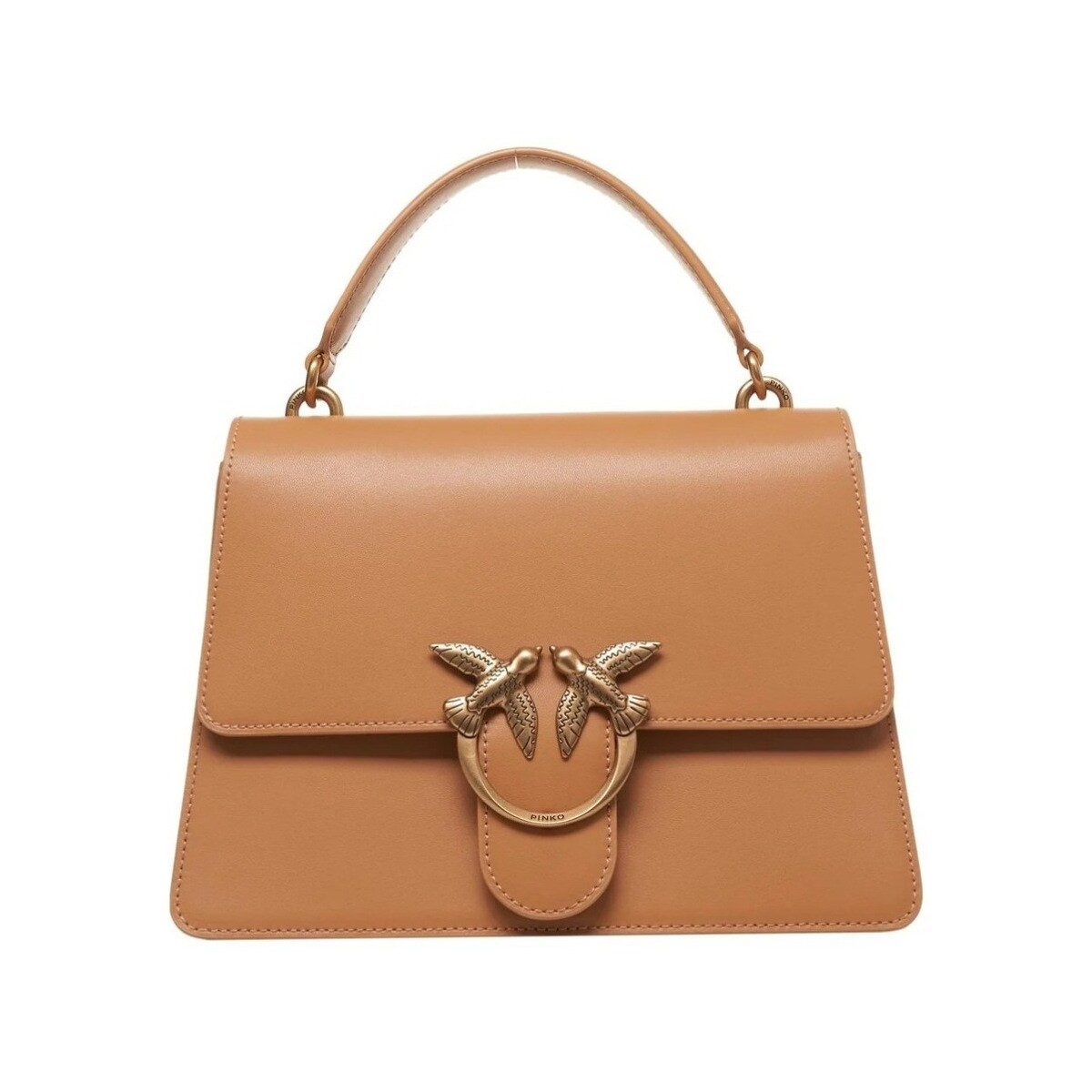 Malas Mulher Bolsa Pinko LOVE ONE TOP HAND Castanho
