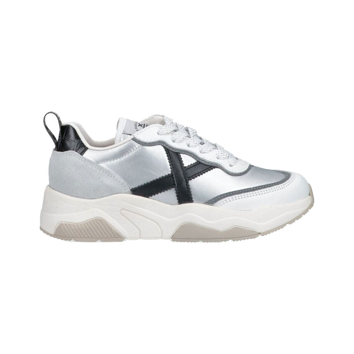 Sapatos Mulher Sapatilhas Munich Wave Prata