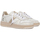 Sapatos Mulher Sapatilhas Date D.A.T.E. CR-SH-GP COURT SHINY WHITE-GL.PLATINUM Branco