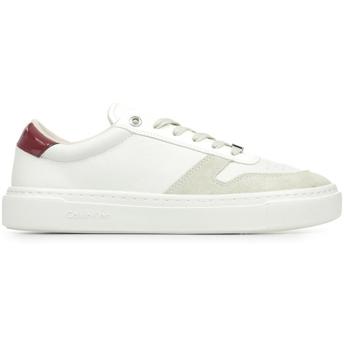 Sapatos Mulher Sapatilhas Calvin Klein Jeans Cupsole Lace Up Mix M Branco