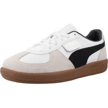 Sapatos Rapaz Sapatilhas Puma PALERMO LTH JR Branco