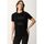 Textil Mulher T-shirts e Pólos Elisabetta Franchi MA03151E2-110 Preto