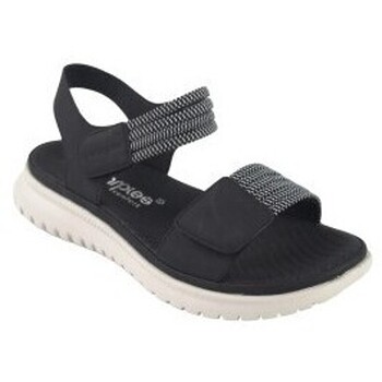 Sapatos Mulher Multi-desportos Amarpies Sandália feminina preta  26586 Preto