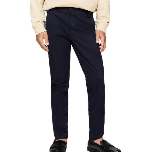 Textil Rapaz Calças Tommy Hilfiger  Preto